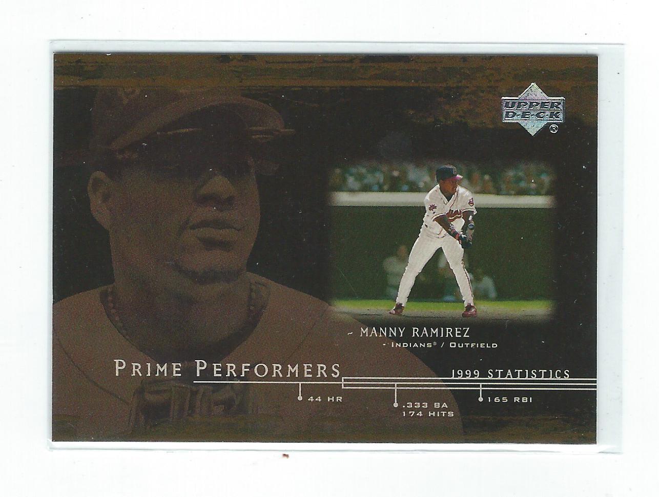2000 Upper Deck Prime Performers #PP1 Manny Ramirez