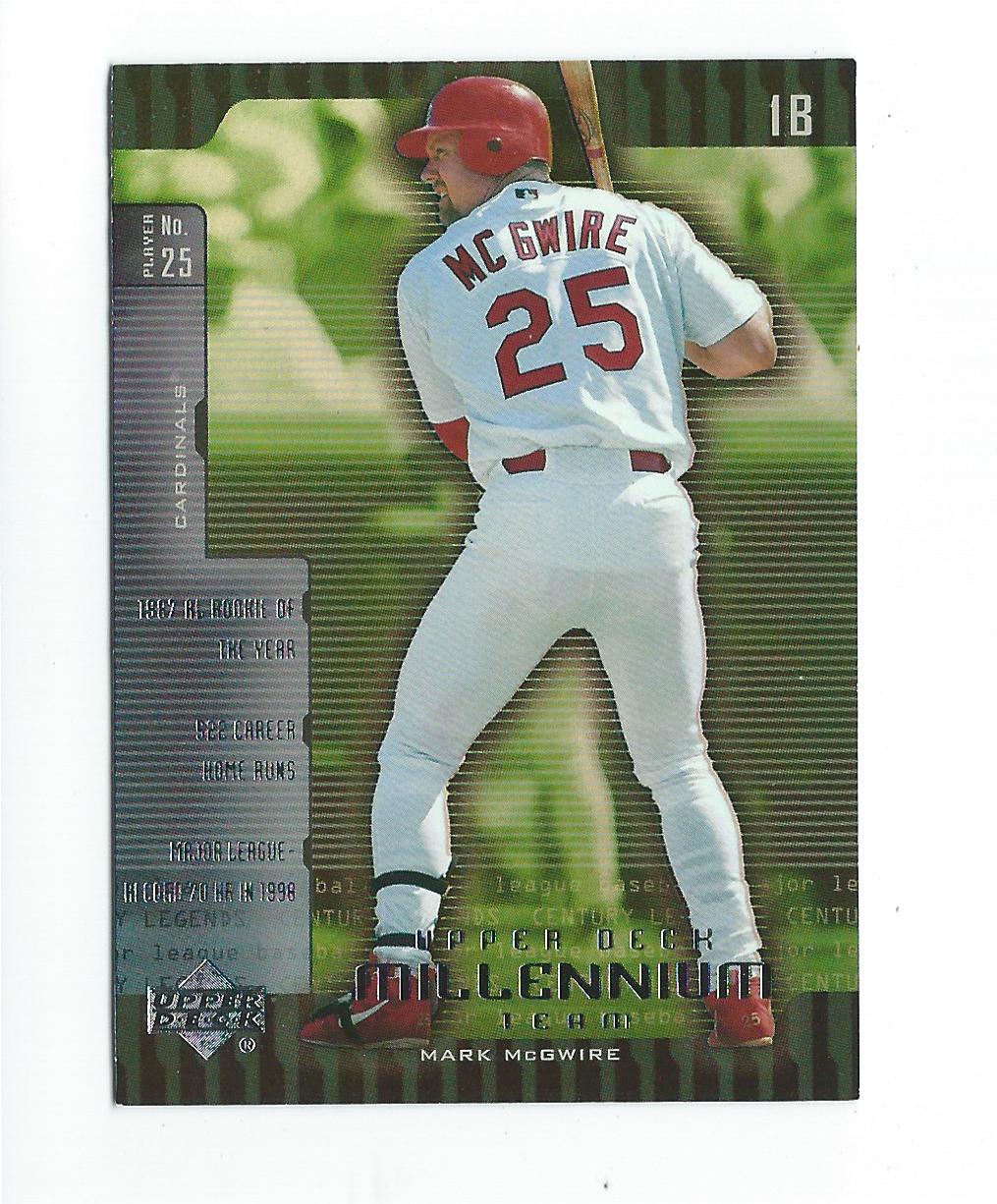 2000 Upper Deck Legends Millennium Team #UD1 Mark McGwire