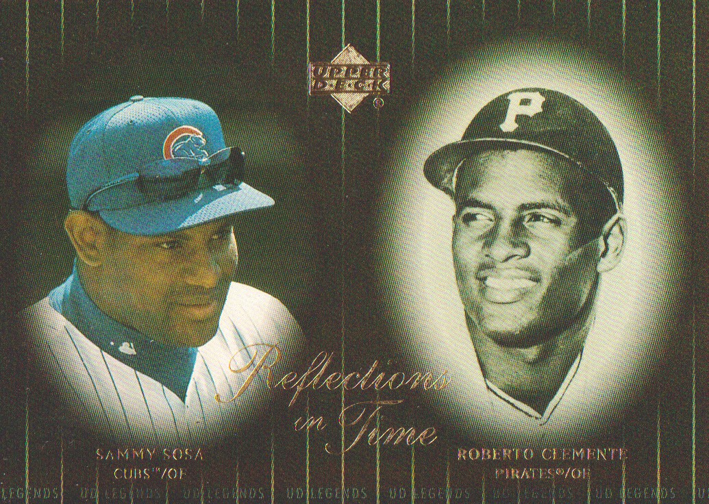 2000 Upper Deck Legends Reflections in Time #R2 S.Sosa/R.Clemente