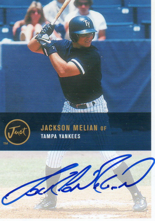 2000 Just Autographs #BA65 Jackson Melian JS-2K1