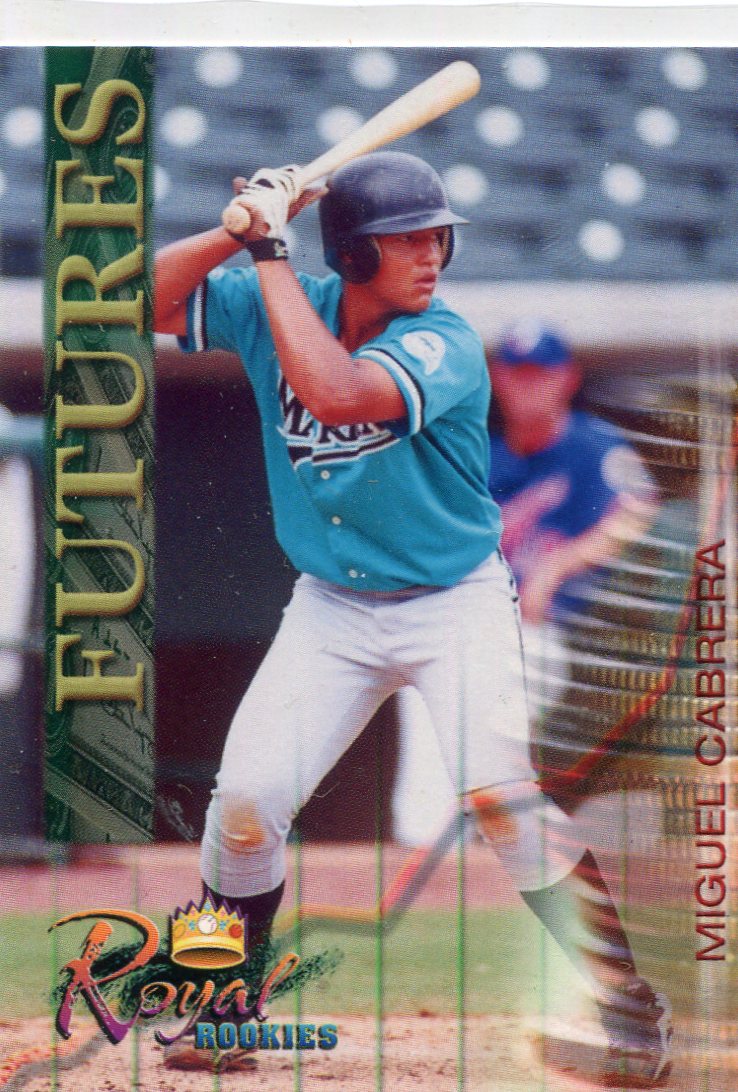 MIGUEL CABRERA 2001 Royals Rookies Futures ROOKIE Card 