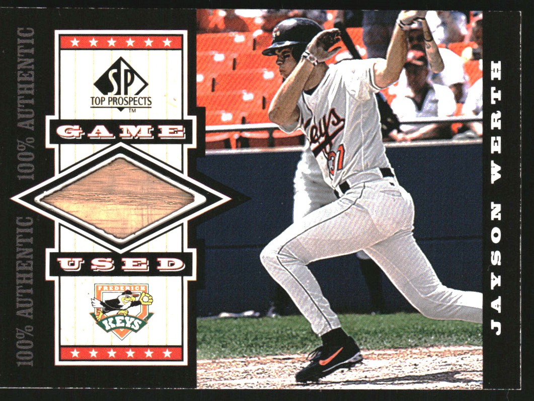 2000 SP Top Prospects Game Used Bats #GJW Jayson Werth