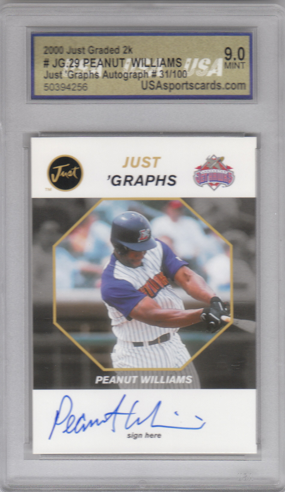 2000 Just Graphs #JG29 Peanut Williams GR