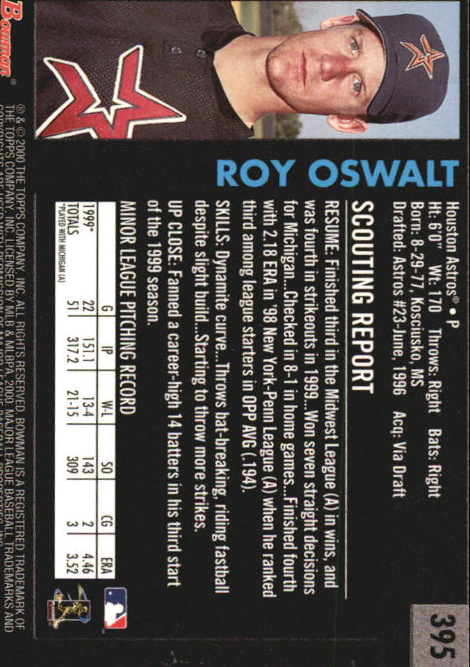 2000 Bowman Retro/Future #395 Roy Oswalt