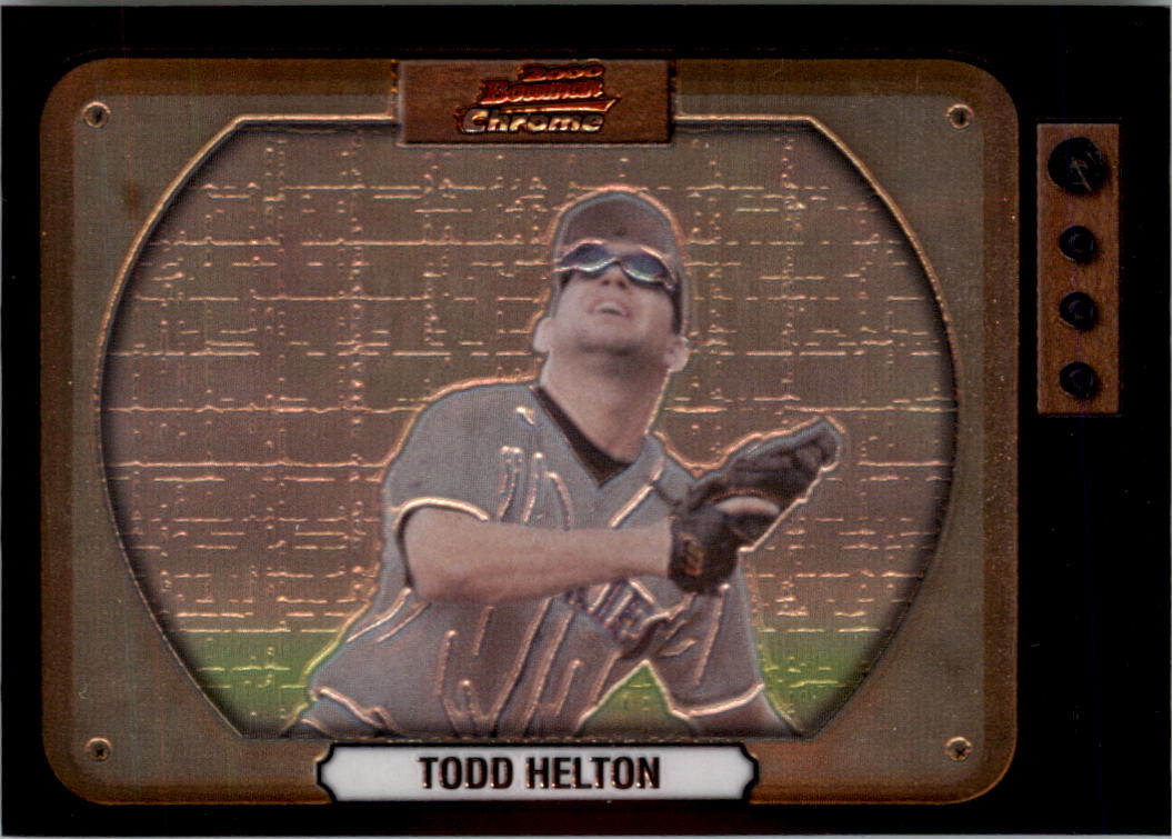 2000 Bowman Chrome Retro/Future #6 Todd Helton