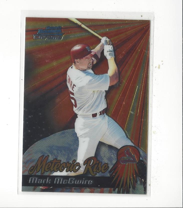 2000 Bowman Chrome Meteoric Rise #MR2 Mark McGwire