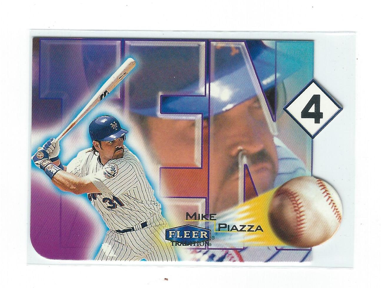 2000 Fleer Tradition Ten-4 #TF3 Mike Piazza