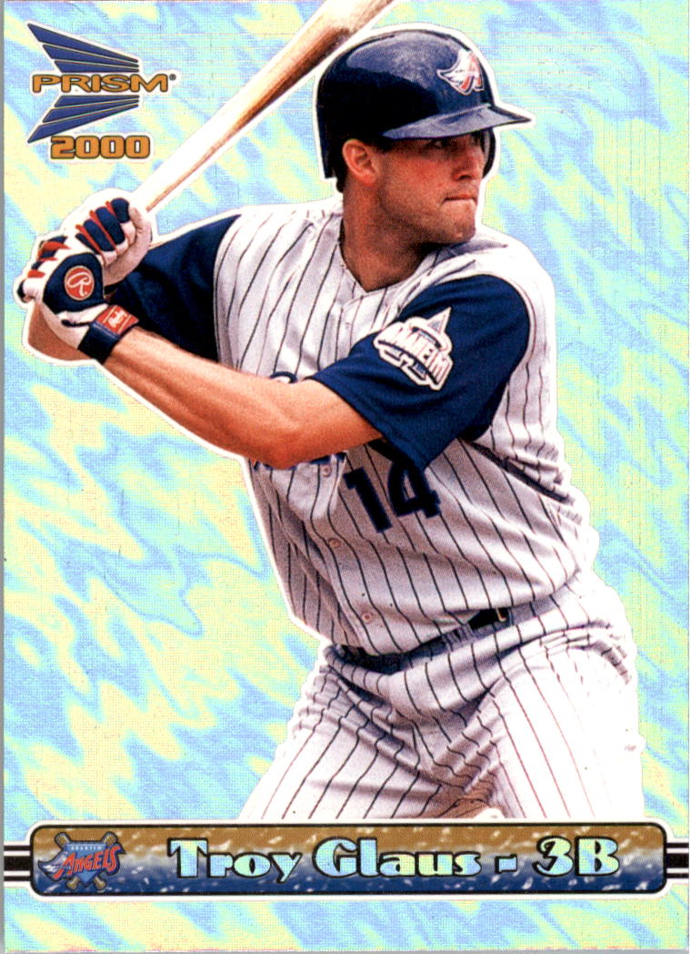 2000 Pacific Prism Woodgrain Silver #2 Troy Glaus