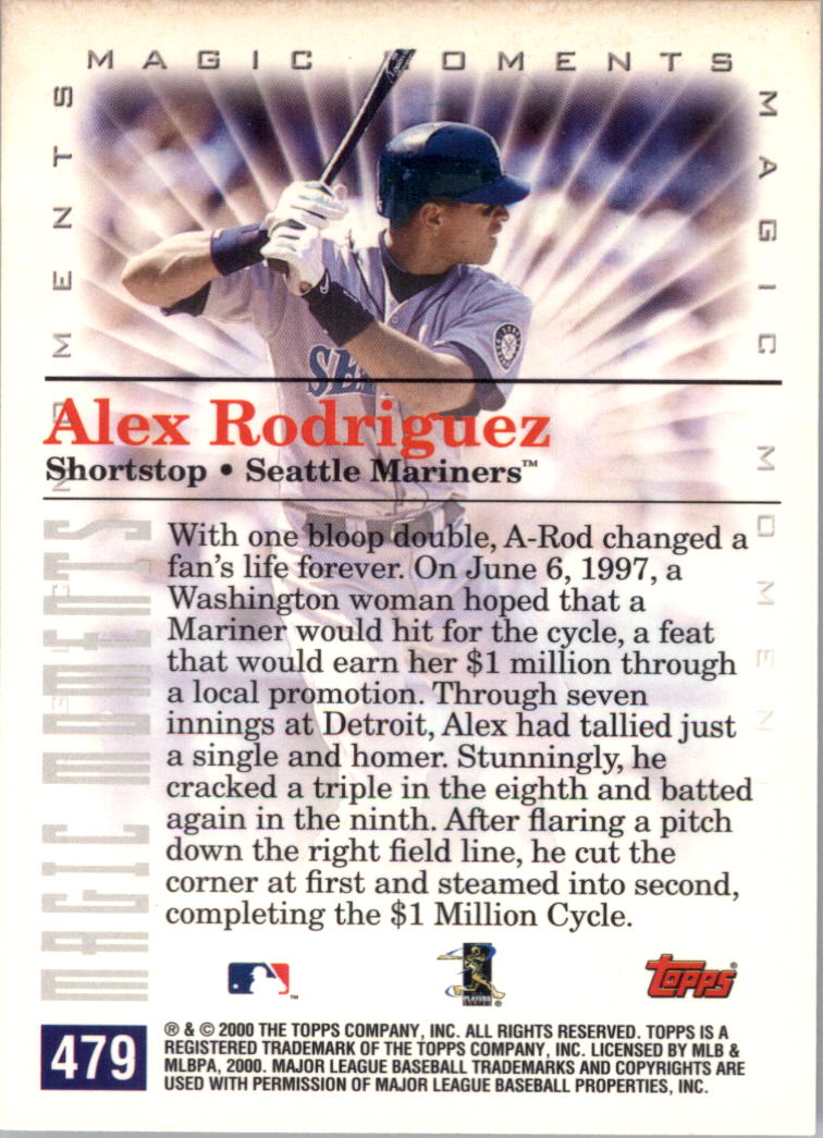 2000 Topps Baseball Card Pick (Base) 246-479 - Picture 473 of 475