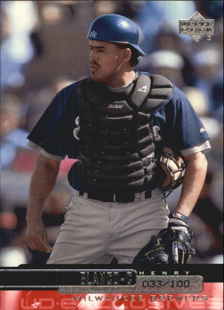 2000 Upper Deck Exclusives Silver #417 Henry Blanco