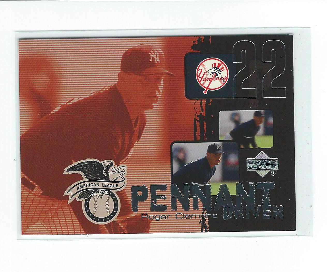 2000 Upper Deck Pennant Driven #PD5 Roger Clemens