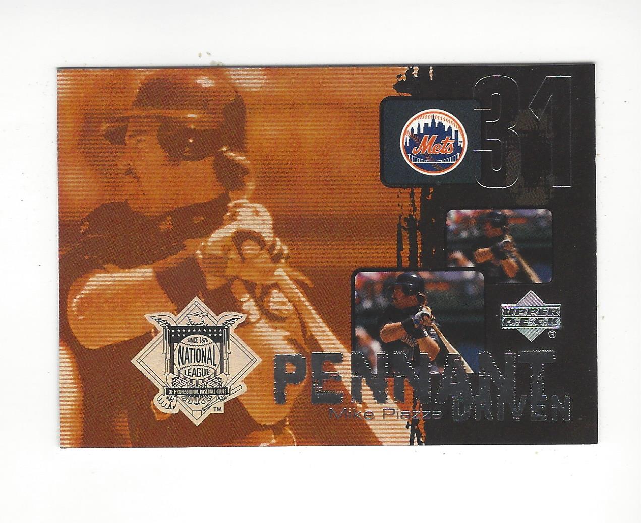 2000 Upper Deck Pennant Driven #PD8 Mike Piazza
