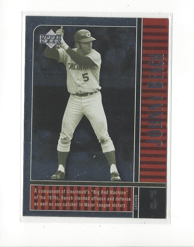 2000 Upper Deck Legends #63 Johnny Bench