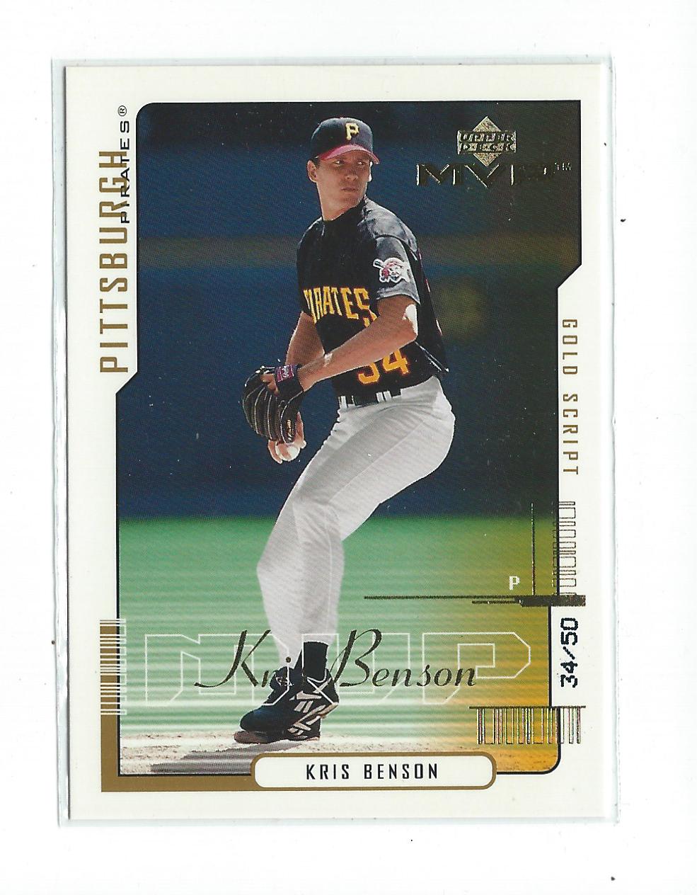 2000 Upper Deck MVP Gold Script #140 Kris Benson