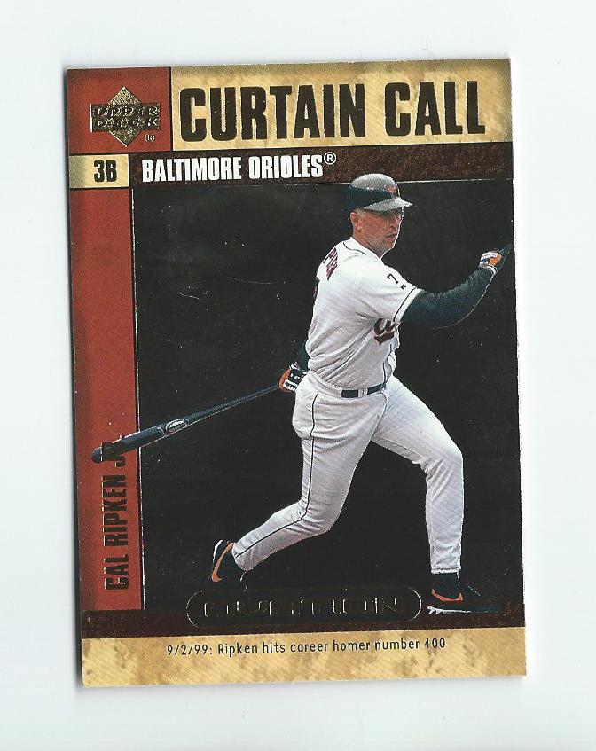 2000 Upper Deck Ovation Curtain Calls #CC11 Cal Ripken