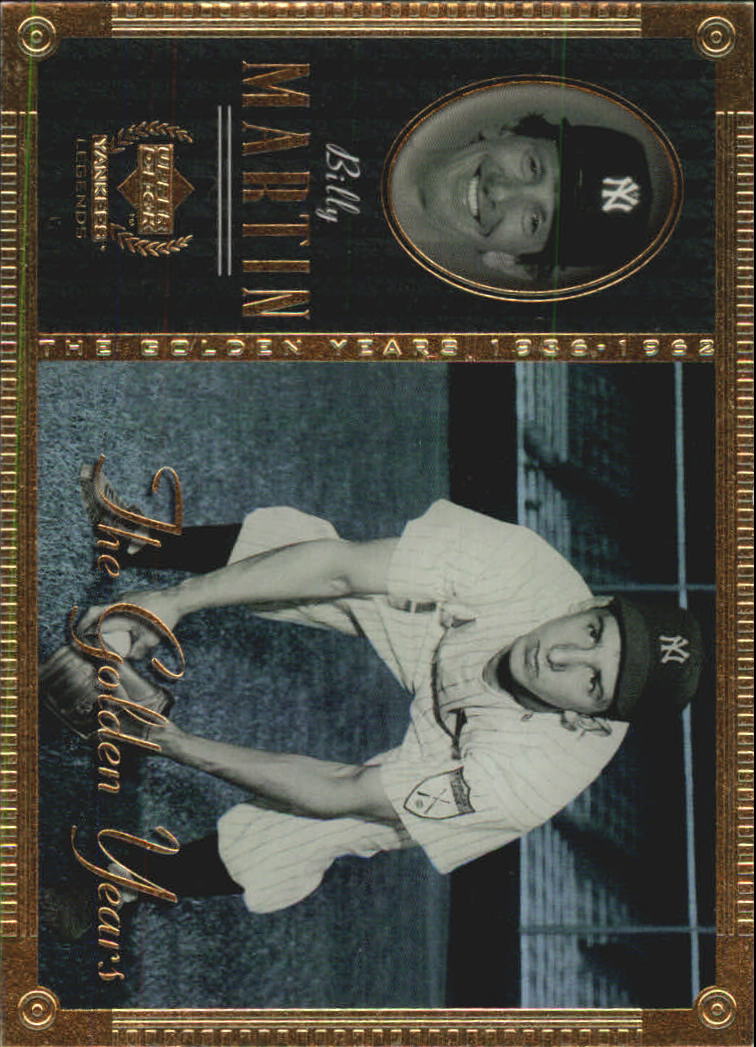 2000 Upper Deck Yankees Legends Golden Years #GY4 Billy Martin