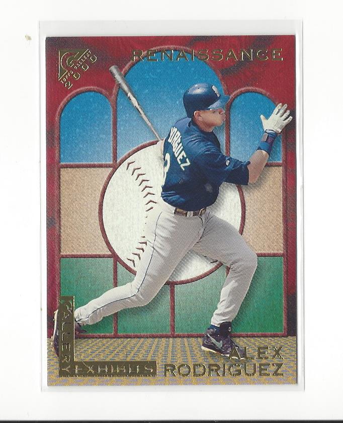 2000 Topps Gallery Exhibits #GE4 Alex Rodriguez