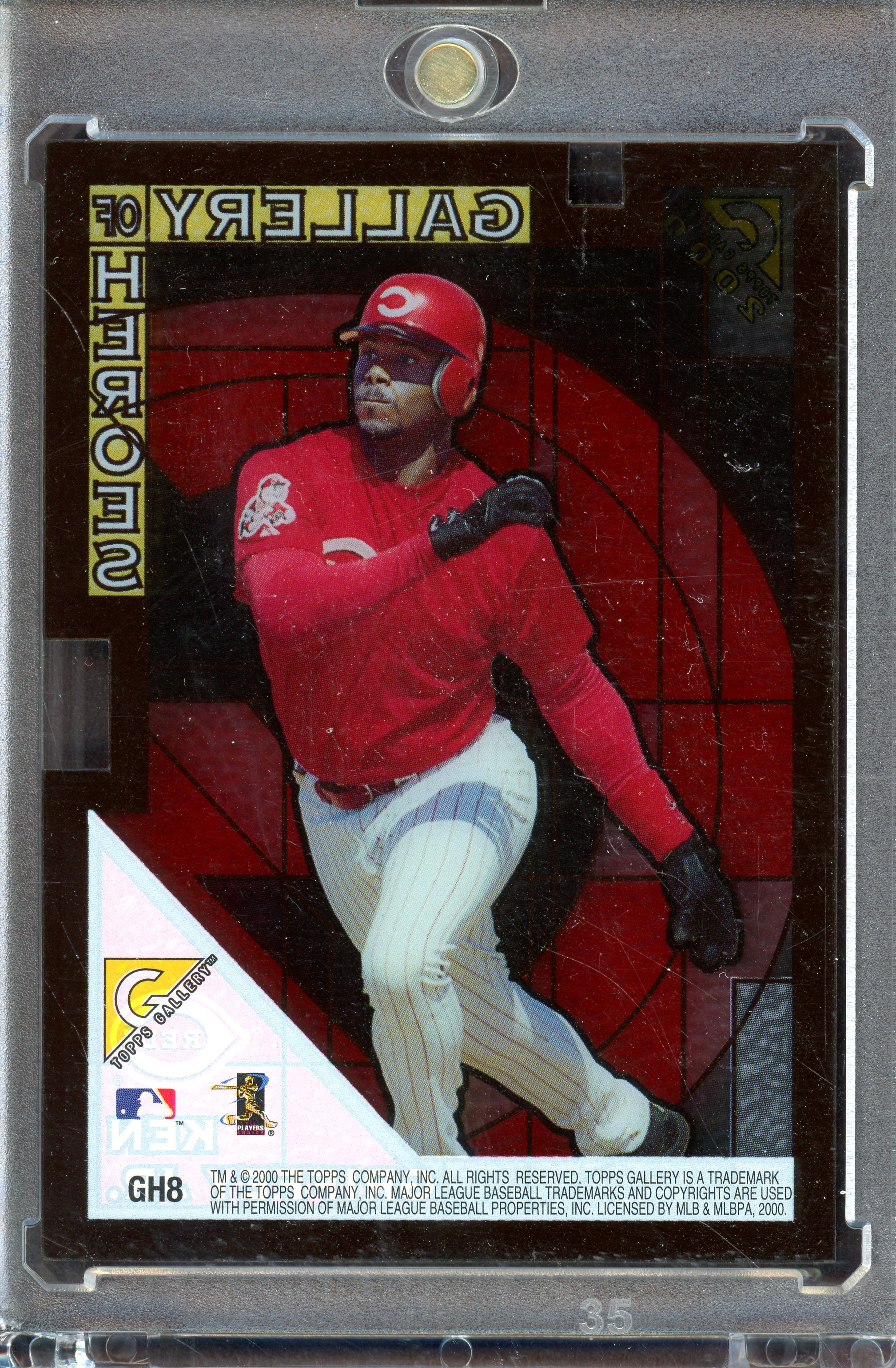 2000 Topps Gallery Gallery of Heroes #GH8 Ken Griffey Jr. back image