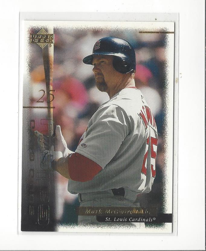 2000 Upper Deck Gold Reserve Solid Gold Gallery #G7 Mark McGwire