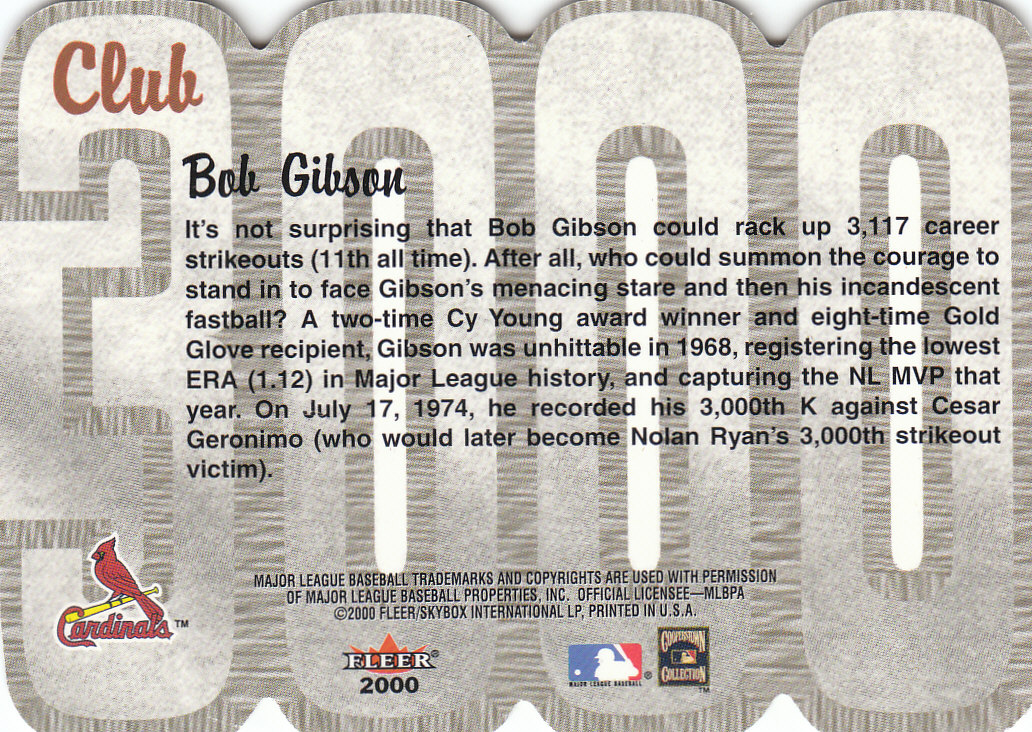 2000 Fleer Baseball "Club 3000" Insert Cards - Picture 3 of 23