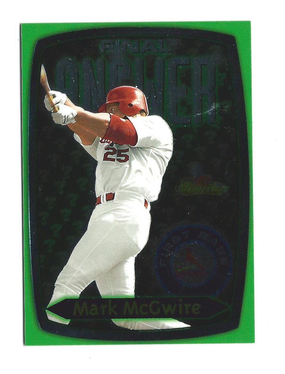 2000 Fleer Showcase Final Answer #10 Mark McGwire