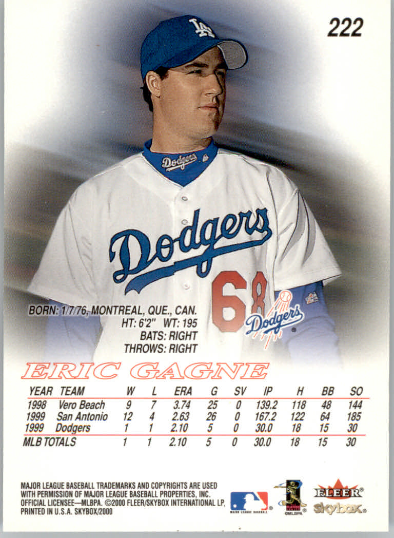 2000 Skybox Baseball "Main Set" Prospects and Short Print Cards #201 TO #250 - Picture 62 of 146