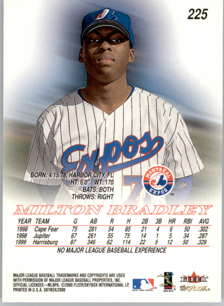 2000 Skybox Baseball "Main Set" Prospects and Short Print Cards #201 TO #250 - Picture 70 of 146