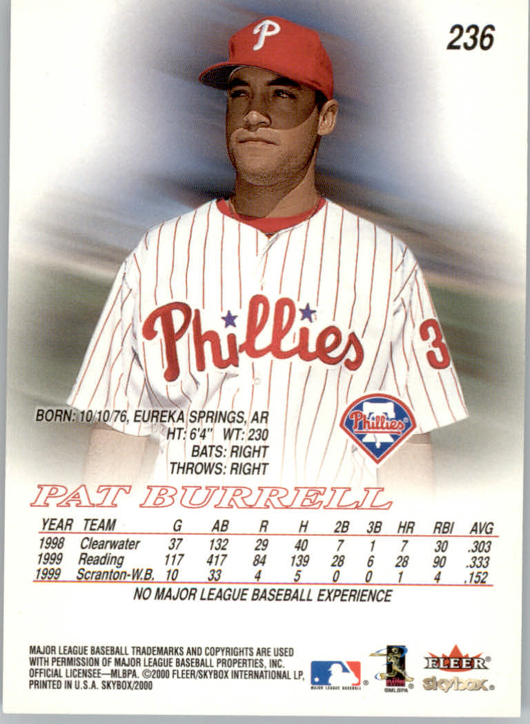 2000 Skybox Baseball "Main Set" Prospects and Short Print Cards #201 TO #250 - Picture 98 of 146