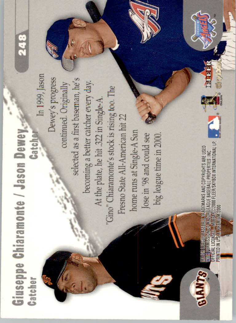 2000 Skybox Baseball "Main Set" Prospects and Short Print Cards #201 TO #250 - Picture 138 of 146