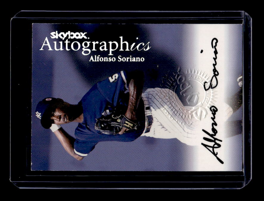 2000 SkyBox Autographics #117 Alfonso Soriano