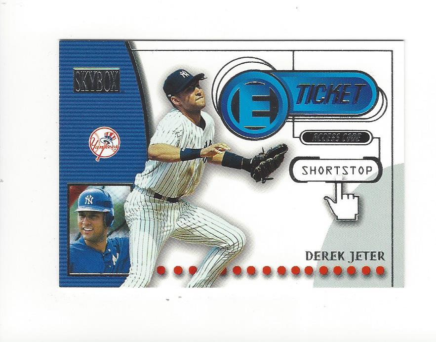 2000 SkyBox E-Ticket #ET2 Derek Jeter