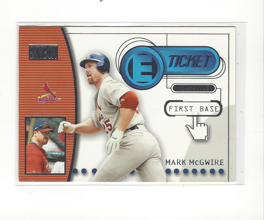 2000 SkyBox E-Ticket #ET6 Mark McGwire