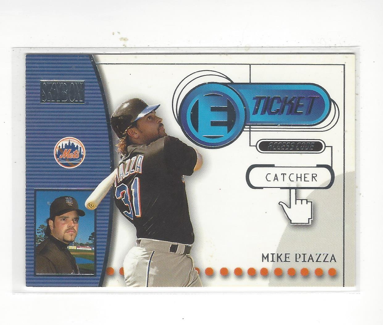 2000 SkyBox E-Ticket #ET14 Mike Piazza