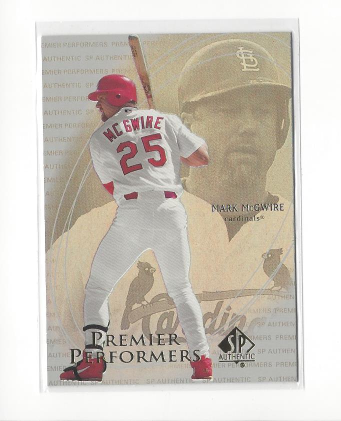 2000 SP Authentic Premier Performers #PP1 Mark McGwire