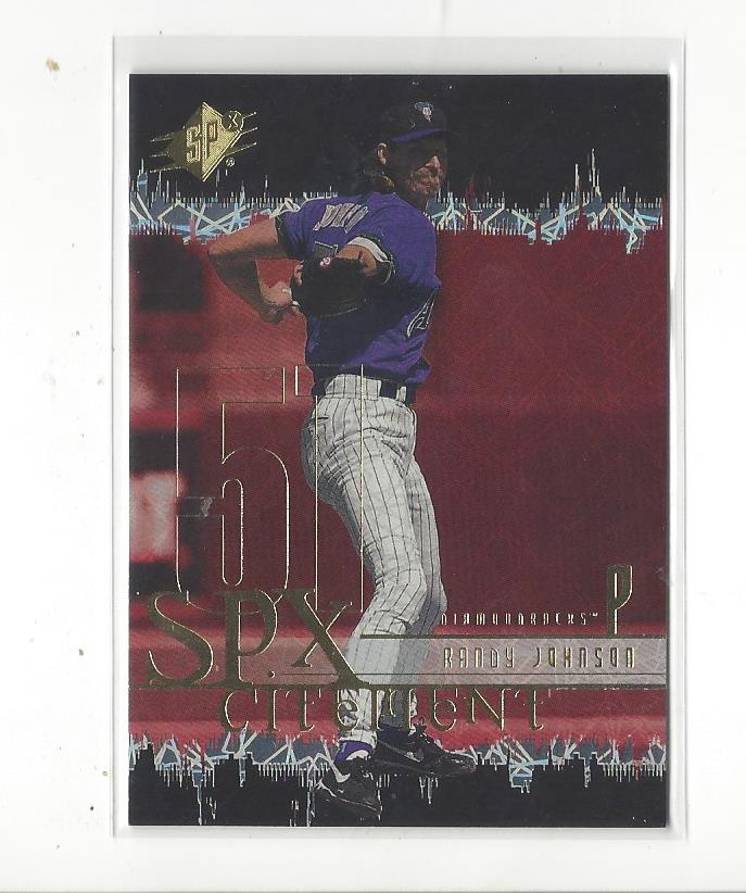 2000 SPx SPXcitement #XC11 Randy Johnson