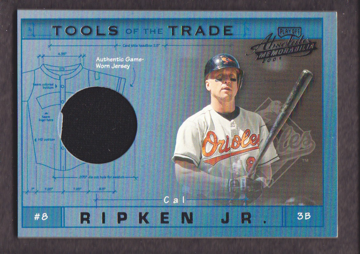 2003 Timeless Treasures Rookie Year Materials Cal Ripken Jr. bat