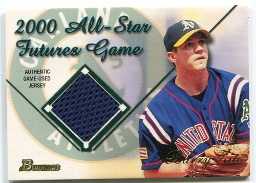 2001 Bowman Futures Game Relics #FGRBZ Barry Zito B