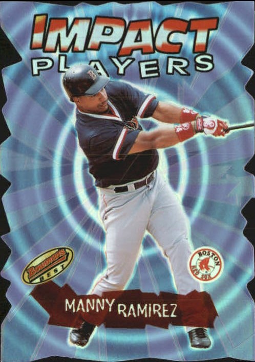 2001 Bowman's Best Impact Players #IP3 Manny Ramirez