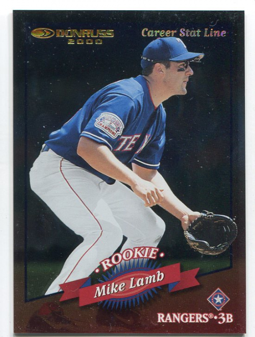 2001 Donruss 2000 Retro Stat Line Career #94 Mike Lamb/240