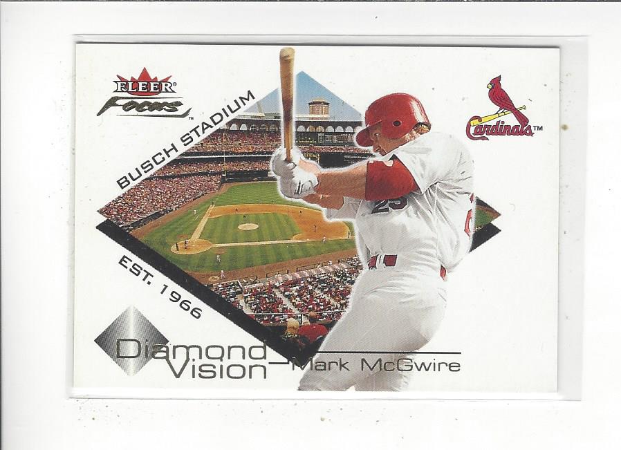 2001 Fleer Focus Diamond Vision #5 Mark McGwire