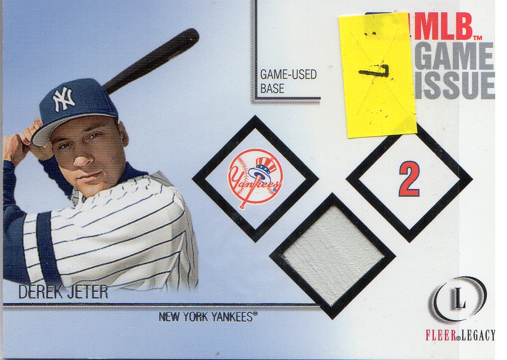 2001 Fleer Legacy MLB Game Issue Base #7 Derek Jeter