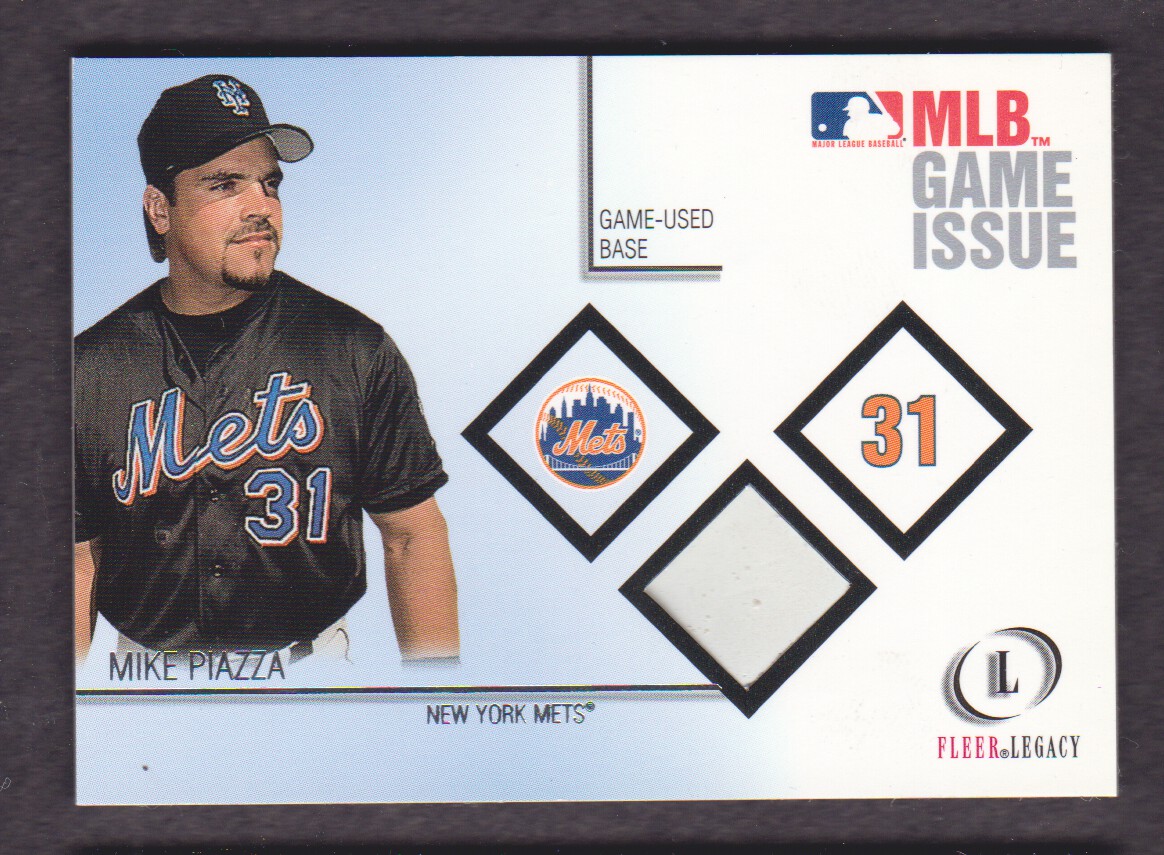 2001 Fleer Legacy MLB Game Issue Base #10 Mike Piazza