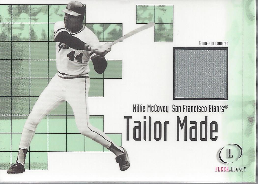 2001 Fleer Legacy Tailor Made #15 Willie McCovey