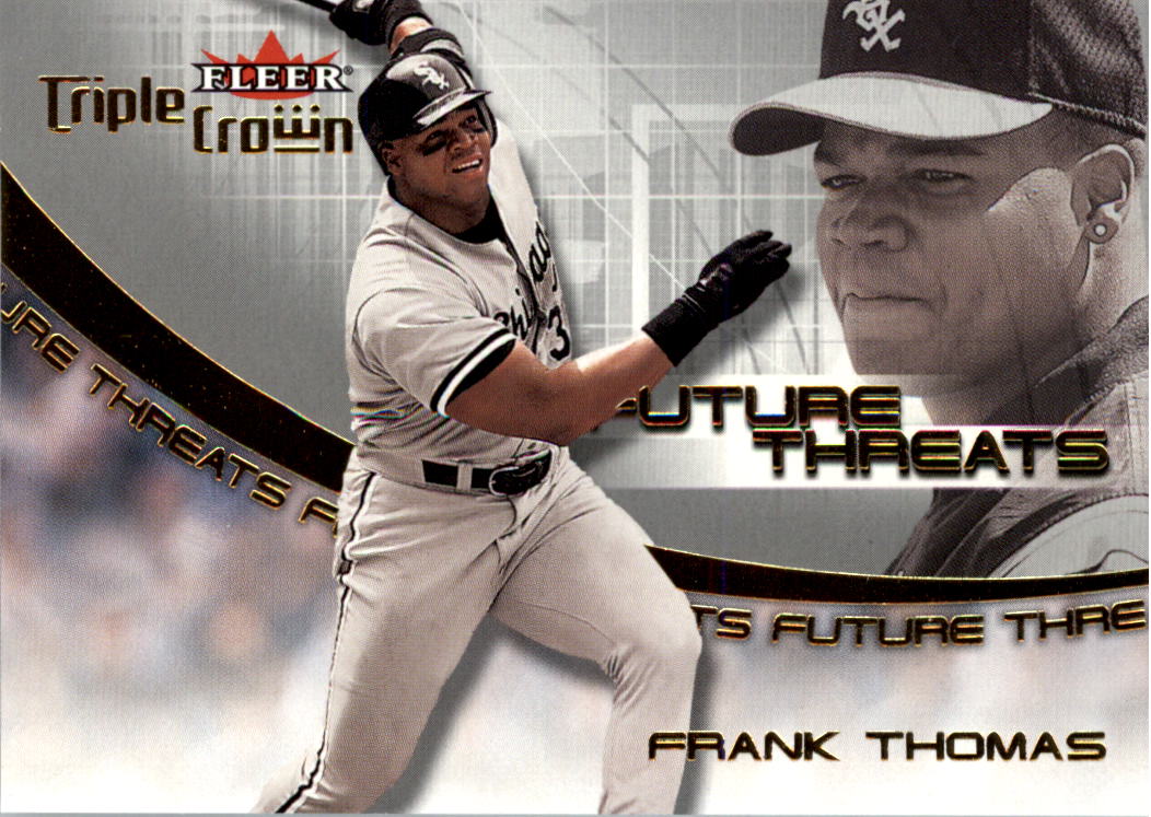 2001 Fleer Triple Crown Future Threats #13 Frank Thomas