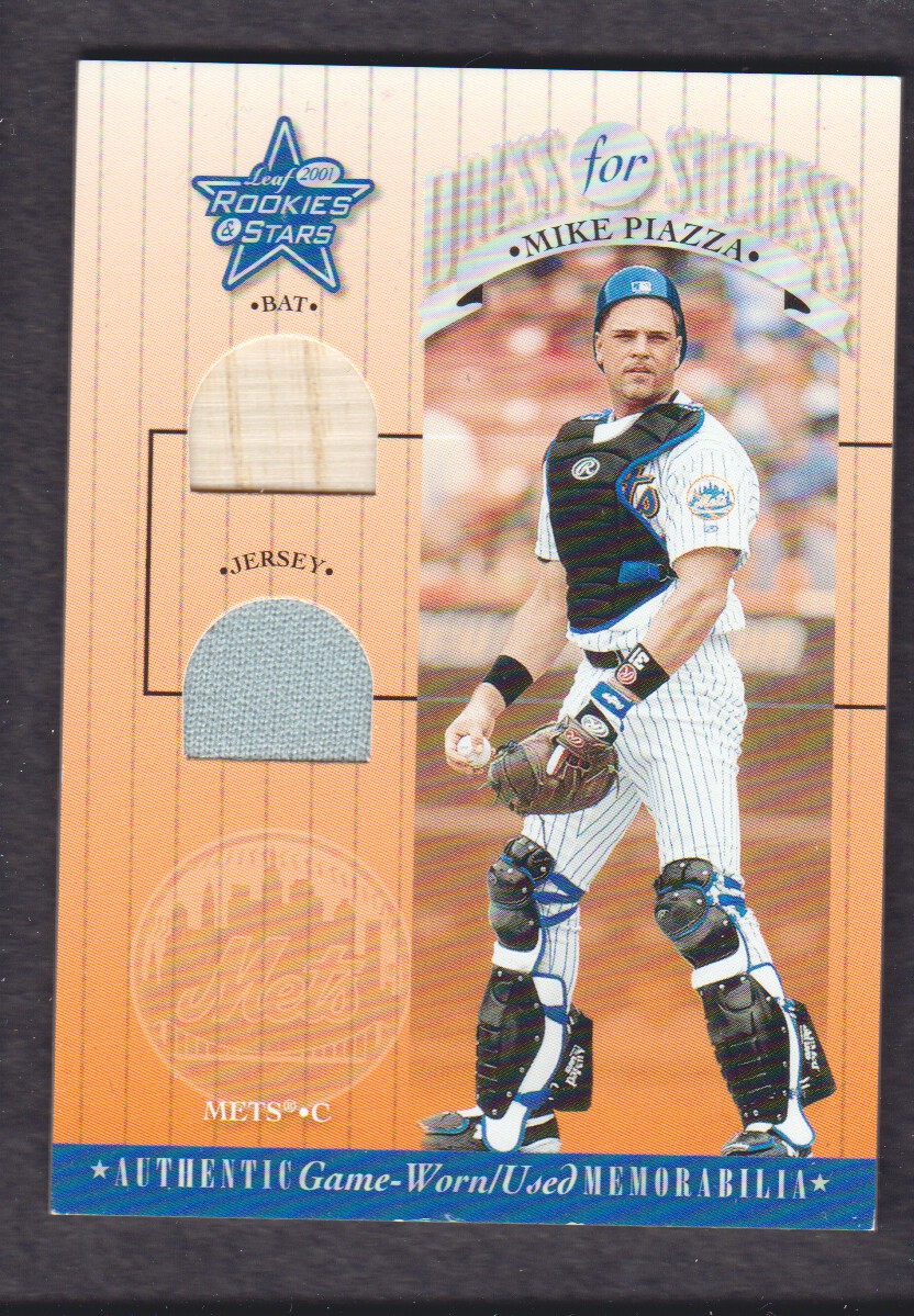 2001 Leaf Rookies and Stars Dress for Success #DFS2 Mike Piazza