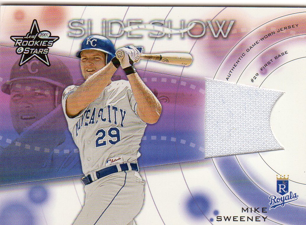 2001 Leaf Rookies and Stars Slideshow #S23 Mike Sweeney