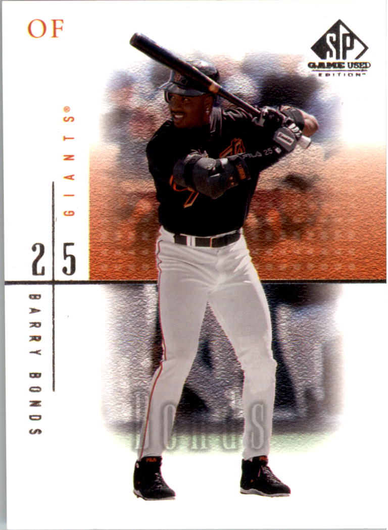 2001 SP Game Used Edition #46 Barry Bonds