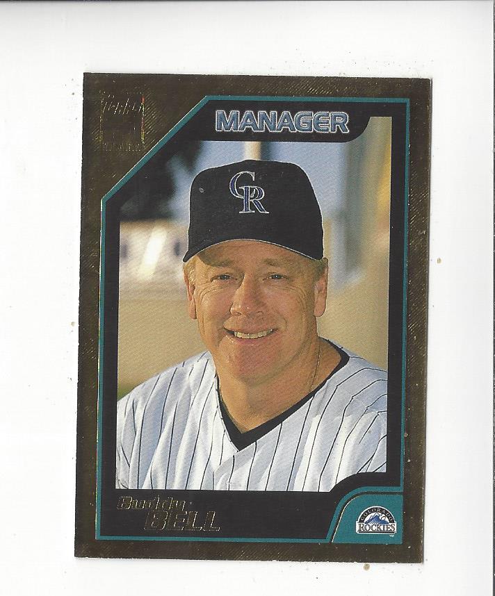 2001 Topps Gold #334 Buddy Bell MG