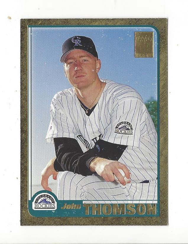 2001 Topps Gold #474 John Thomson