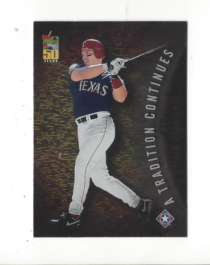 2001 Topps A Tradition Continues #TRC11 Ivan Rodriguez